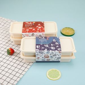 China OEM ODM 1000ML Biodegradable Corn Starch Packaging Greaseproof on sale