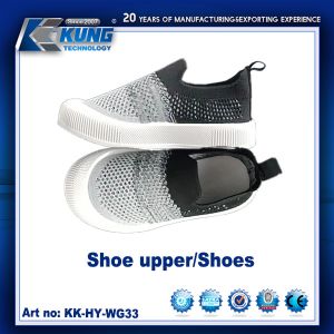 Customized Logo Printing Children Safety Shoes Upper High Elastic