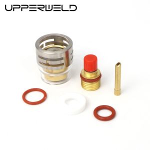 TIG ACCESSORIES Gas Lens Wedge Collet and Pyrex Glass Nozzle for WP9 20 Welding