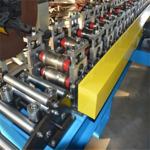 Octagonal Tube Roller Shutter Door Roll Forming Machine With Saw Cutting