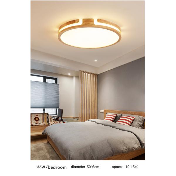 Wood Led Ceiling Lights For Living Room Bedroom Kitchen Ceiling Lamp(WH-WA-59)