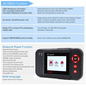 LAUNCH X431 Creader VIII 8 full obd2 Code Reader Scanner tester ENG/ABS/SRS/AT +
