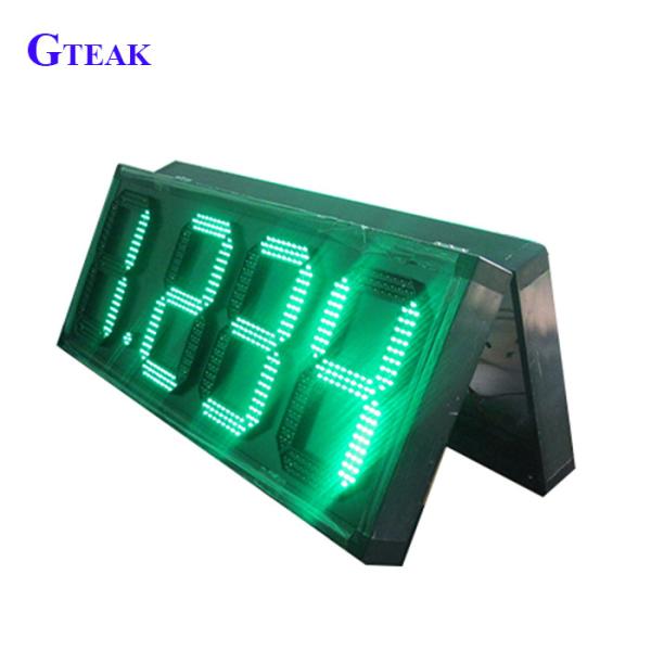 Quality Self-Service Business 8mm Pixel Pitch Double Sided LED Gas Sign with 12 Inch Display wholesale