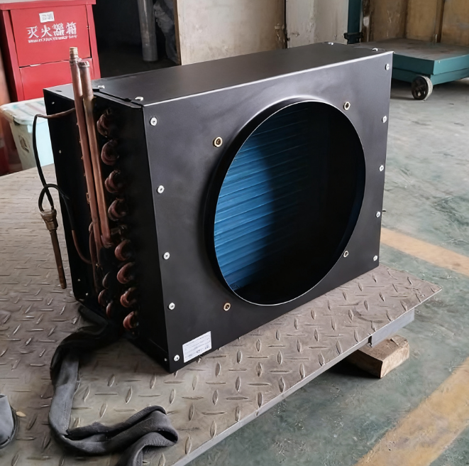 Copper Tube Condenser with Hydrophilic Aluminum Fins for HVAC Systems