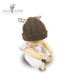 Customized Cotton Soft Brown Baby And Infant Hat EN71 ODM OEM