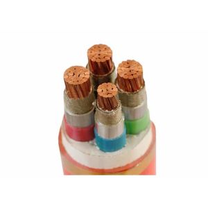 4 Core Cu / Mica Tape / XLPE / LSOH Fire Proof Cable For Cable Channel