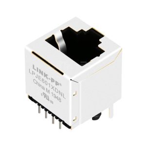 Cheap Belfuse SS260N-8P8C-GABB1-L Compatible LINK-PP LPJE601XDNL Without LED Vertical RJ45 Modular Jack without Integrated Magnetics for sale