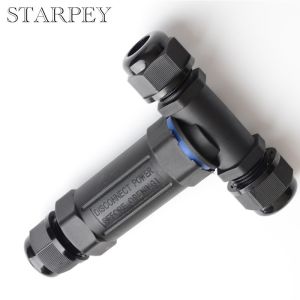 T Type 4 pin wire underwater connector electrical quick fast installation 4 ways
