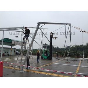 Modular Type A Frame Tent With Waterproof Fireproof Structur 25*100 Meter