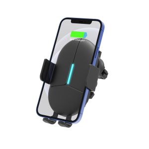 Dashboard Auto Clamping Qi Car Mount Wireless Charger Air Vent