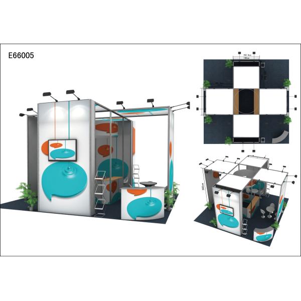 Quality Portable Custom Tradeshow Booth Display For Exhibition Aluminium Profile wholesale