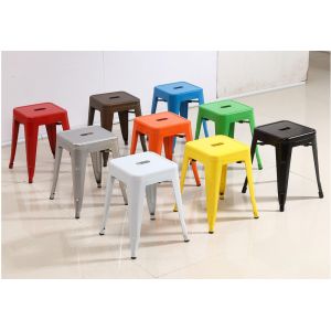 YLX-1112 Aluminium/Steel Loft Simple Style Square Chair for Restaurant