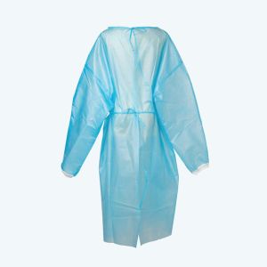 China Sterile Breathable Medical Surgical Isolation Gowns Dustproof Blue on sale