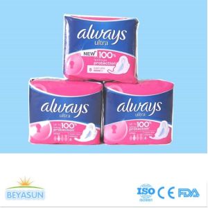 Cheap Always Overnight Sanitary Napkins With Wings Disposable Feminine Pads High Absorbency for sale