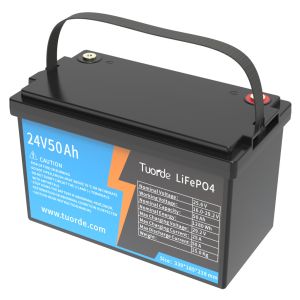 Dust Resistant Lithium Deep Cycle Battery , 24V 50Ah Deep Cycle Storage Battery