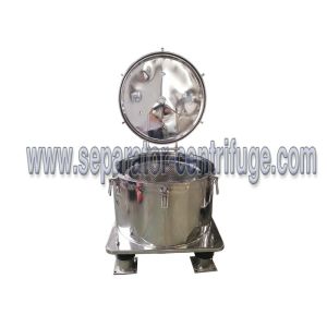 Plate Top Discharge Basket Type Centrifuge , Solid Liquid Separation PPTD