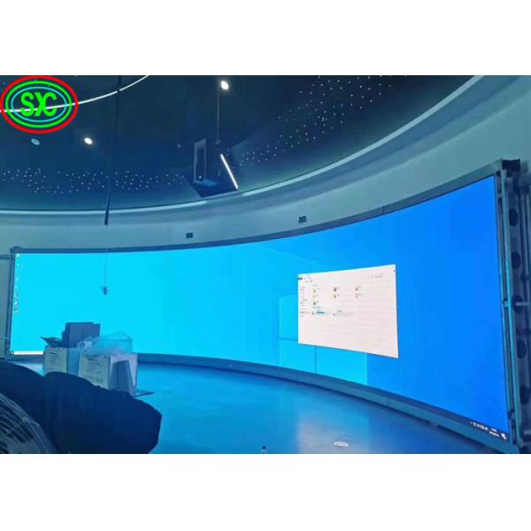Quality Easy To Install Waterproof Curved Rental LED Display 1/16 Driving Type ROHS wholesale