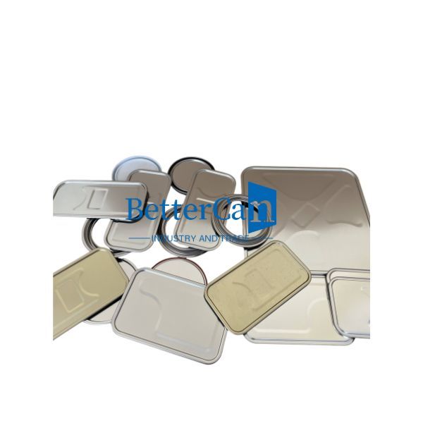 Quality 0.28mm Rectangular Tin Components 1liter Square Gold OEM Tin Accessories wholesale