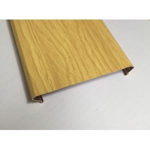 Decorative Polyester Roller Coated Aluminum Strip Ceiling Panel C - Shape Width