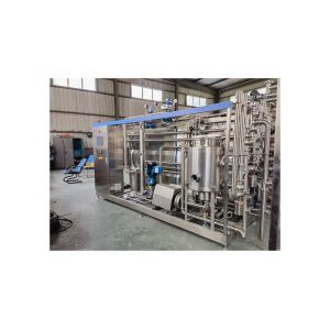 Manufacturing Plant Tubular Sterilizer for Particles Beverage Processing Line