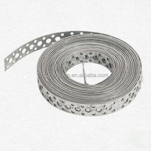 Quality Custom Dimensions Galvanized Steel Plumber's Tape with Machined Perforated Straps wholesale