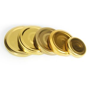 Custom Label 90mm 100mm 110mm Red White Black Tinplate Lug Cap Metal Lug Cap for