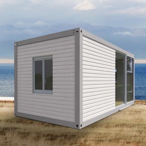 BOX SPACE 20ft Prefab Container House Manufacture European Flat Pack Container
