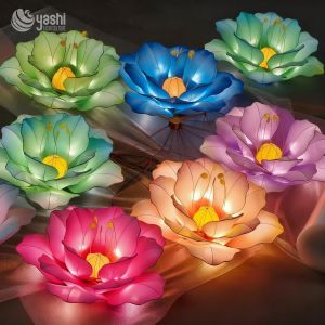 Cheap Chinese New Year Outdoor Silk Lanterns for Garden Decoration, Party, Theme Park, Exhibition for sale