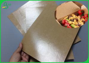 China 320gsm 350gsm Foodgrade Kraft Paper PE Laminated Of Degradable Material on sale