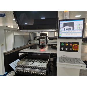High Precision LED Bulb Pick And Place Machine 80000CPH For 0201 Components