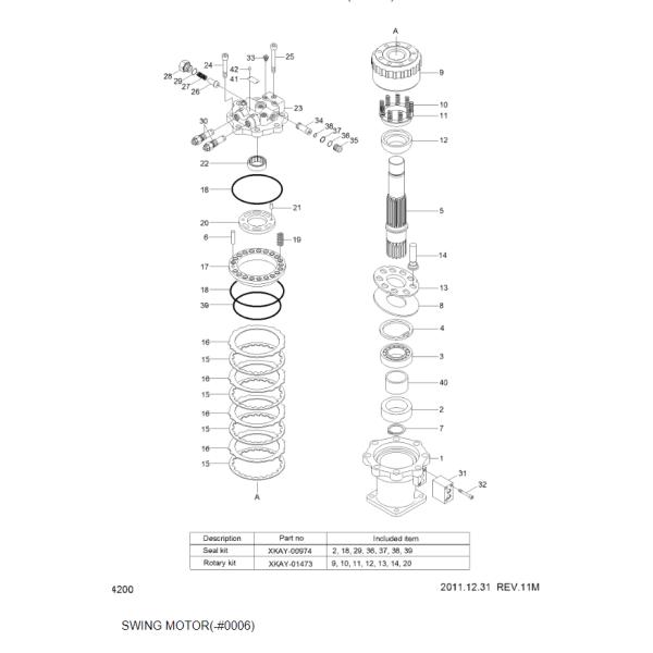 31ND-11140 31ND-13130 31ND-13140 31QE-10160 31QE-10150 For Hyundai R1200-9 R800LC-9 R800LC-7A EXCAVATORS Hydraulic Swing Motor SWING GEARBOX SWING