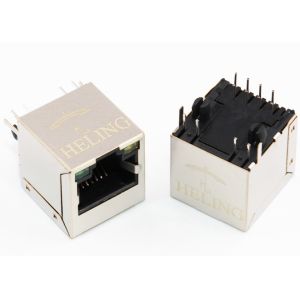 Top Entry RJ45 Through Hole Connector , THT RJ45 PCB Jack RoHS Compliant