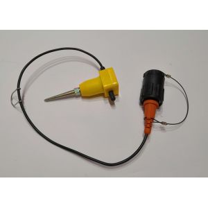 Accurate Vertical Geophone , 10Hz Seismic SM24 Geophone Spike 75mm