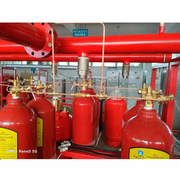 Fully Automatic FM200 Piston Flow System Fire Extinguishing System For Machine