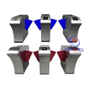 Cheap Automatic waist height Flap Barrier Gate for Enterprise ’ s Entrance and Exit Attendance for sale