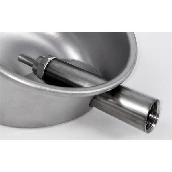 15cm Diameter 304 Stainless Steel Water Through Drinking Bowls Pig Water Drinkers