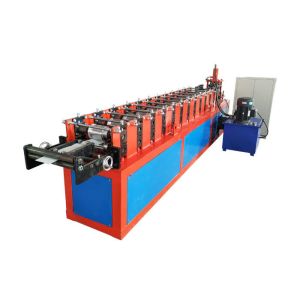 Weight 2.5 Tons Rolling Shutter Door Roll Forming Machine With Manual Feeding