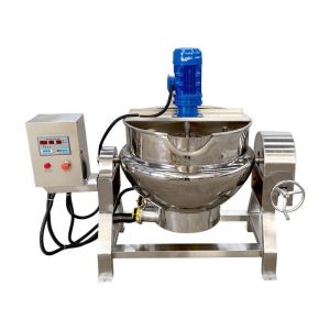 Free Spare Parts Electric Cooking Pot Jacketed Kettle with Stirrer and Timing