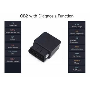 LTE 2G 3G 4G Obd2 GPS Tracker Vehicle Car GSM Diagnostics With Fuel Monitoring