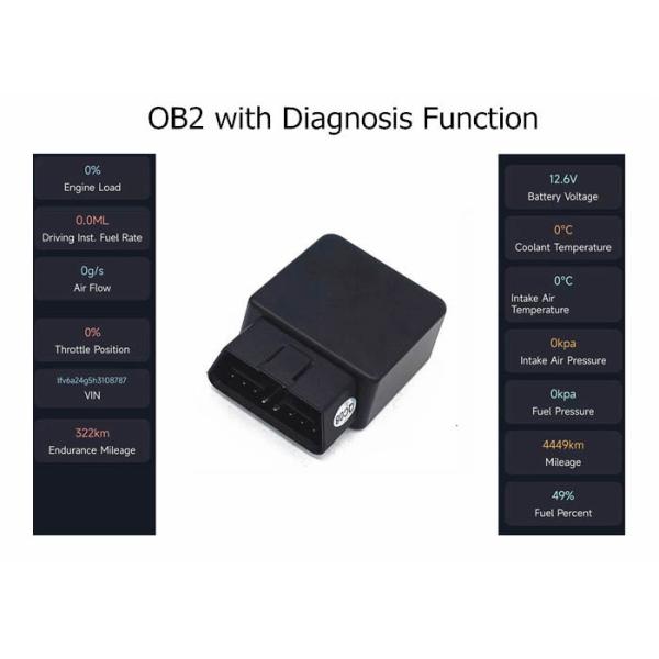 Quality LTE 2G 3G 4G Obd2 GPS Tracker Vehicle Car GSM Diagnostics With Fuel Monitoring wholesale