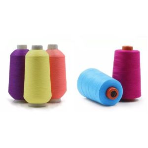 High Strength 15S/2 Poly Poly Core Spun Sewing Thread For Leather Products