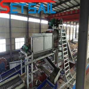 Draught 0.6m-1.2m Bucket Chain Type Gold and Diamond Dredger for River QHCBD-32
