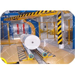 Paper Roll Kraft / Stretch Wrap Systems Automatic Type Module Structure From