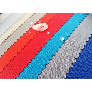 Uniform Twill Water Repellent Polyester Fabric Plain Dyed 260GSM Weight