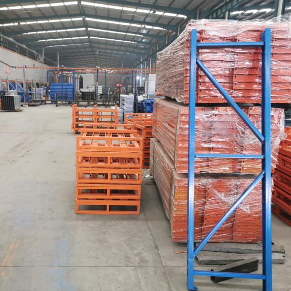 Heavy Duty Load Stackable Steel Pallets Galvanized Pallet For Logistics And Warehousing