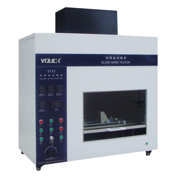 Glow Wire Smoke Density Test Apparatus Plastic Material Combustion Test