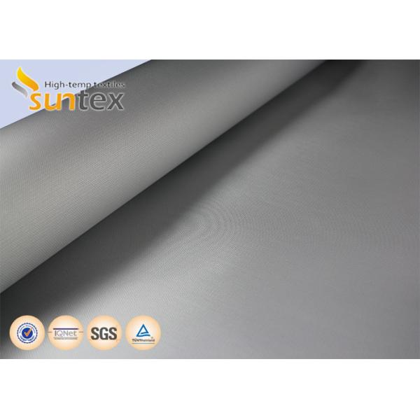 Quality 0.4mm PU Coated Fiberglass Fabric For Fire Curtain And Smoke Curtains wholesale