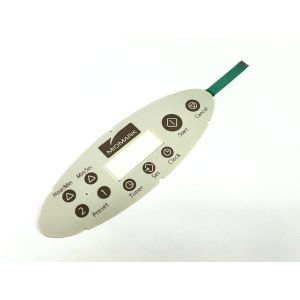 Matrix Sealed Industrial Membrane Switches 1mm Pitch With Led Embedded