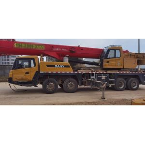 2021 S Any 50t Truck Mobile Crane with Five-Arm Jib 4 Shafts Good Condition