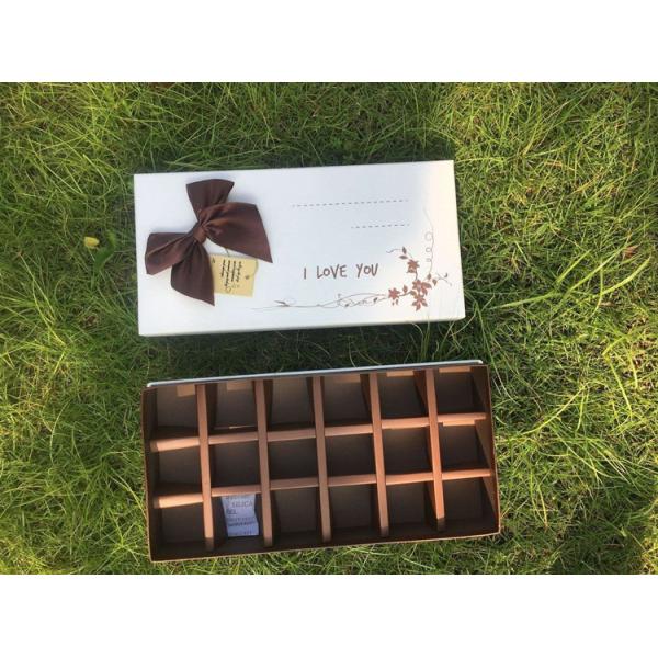 Customized Empty Rigid Paper Gift Box Chocolate Gift Box Packaging For Festival